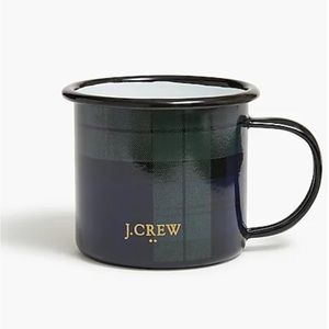 Jcrew Factory Tartan tin mug